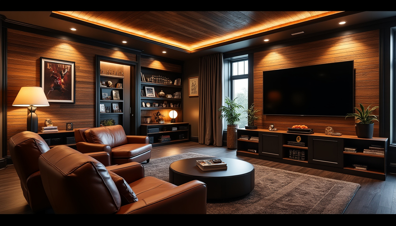 C'est quoi une man's cave et comment la meubler ? 3 découvrez ce qu'est une man's cave et apprenez comment la meubler de maniÚre fonctionnelle et esthétique. transformez un espace chez vous en un refuge personnel, avec des conseils de décoration, de rangement et d'éclairage adaptés aux goûts masculins.