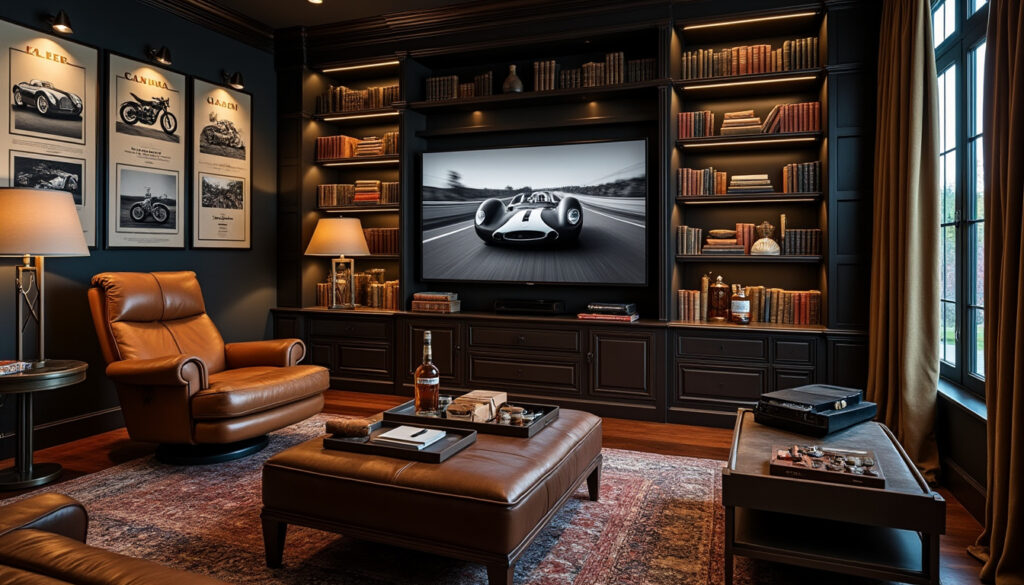 découvrez l'univers de la man's cave : un espace dédié à la détente et à la passion masculine. apprenez comment le meubler avec style et fonctionnalité pour en faire un refuge unique qui reflète votre personnalité.