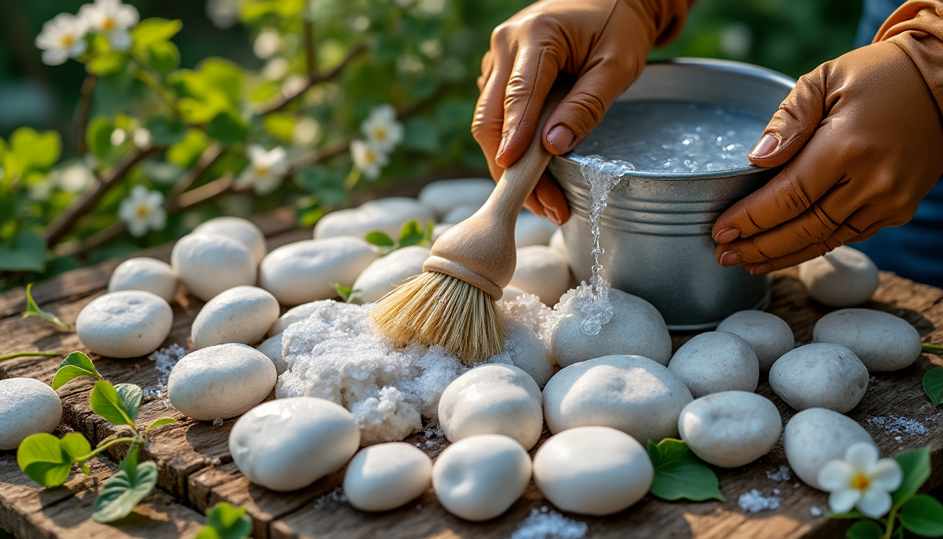 découvrez des méthodes simples et efficaces pour nettoyer des cailloux blancs et leur redonner leur éclat d'origine. suivez nos astuces pratiques pour un résultat impeccable et un entretien facilité de vos pierres décoratives.