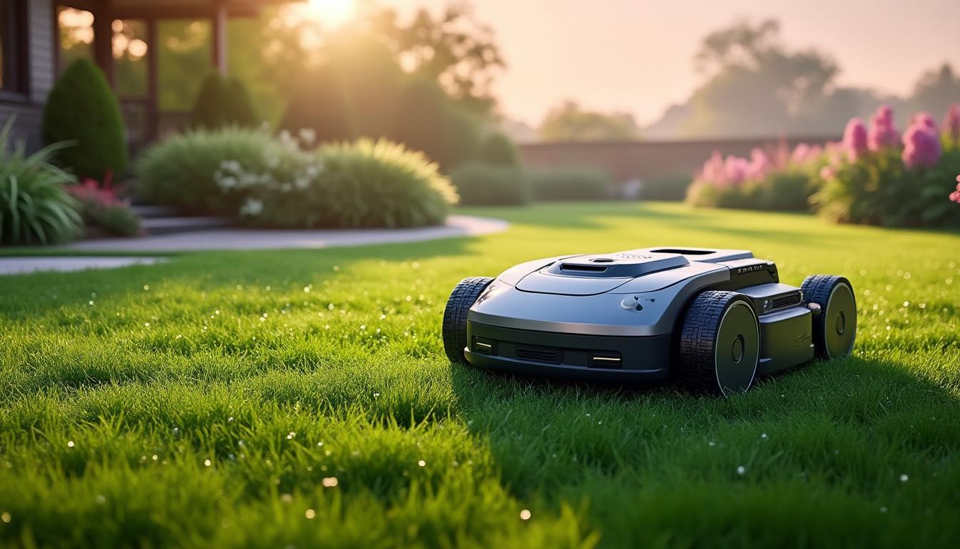 découvrez le lawnbot mower, la tondeuse robotisée qui transforme l'entretien de votre jardin. profitez d'une pelouse impeccable sans effort grâce à sa technologie avancée et son fonctionnement intelligent. libérez votre temps et embellissez votre espace extérieur avec lawnbot !