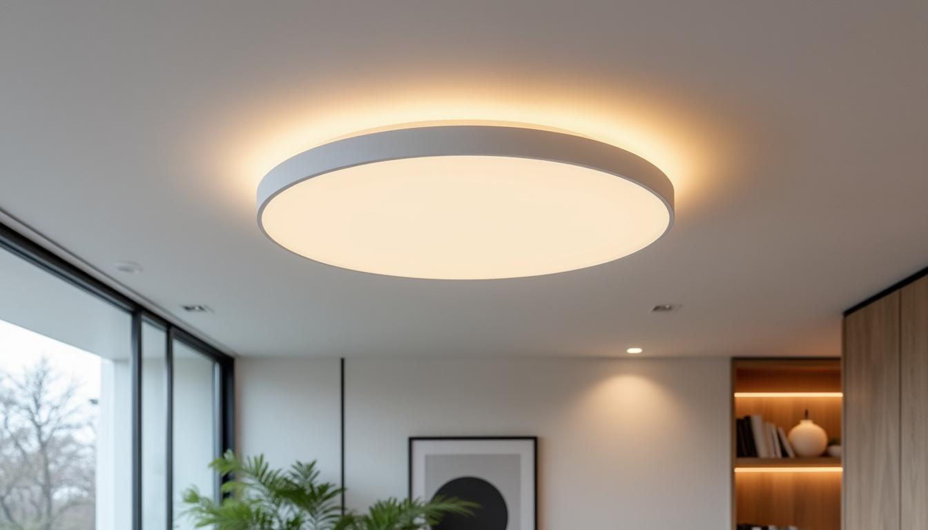 LuminaLight Connect : révolutionnez votre éclairage intérieur avec ce plafonnier connecté ! 5 découvrez luminalight connect, le plafonnier connecté qui transforme votre espace intérieur. personnalisez l'éclairage selon votre ambiance, gérez-le à distance grâce à votre smartphone et profitez d'une technologie innovante pour un confort inégalé. révolutionnez votre illumination dès aujourd'hui !