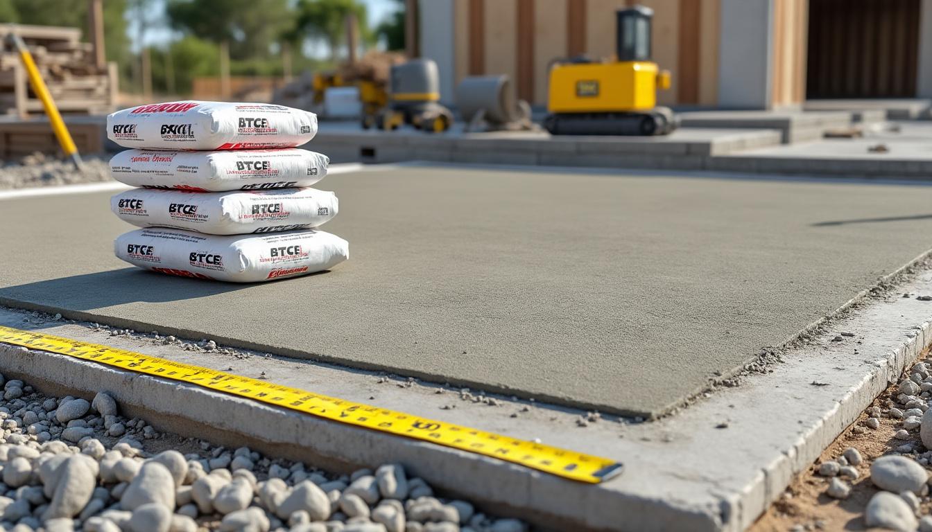 Combien de sacs de béton prêt à l'emploi faut-il pour 1m2 ? 2 découvrez combien de sacs de béton prêt à l'emploi sont nécessaires pour couvrir 1m². cette guide pratique vous aidera à estimer votre projet de construction ou de rénovation avec précision.