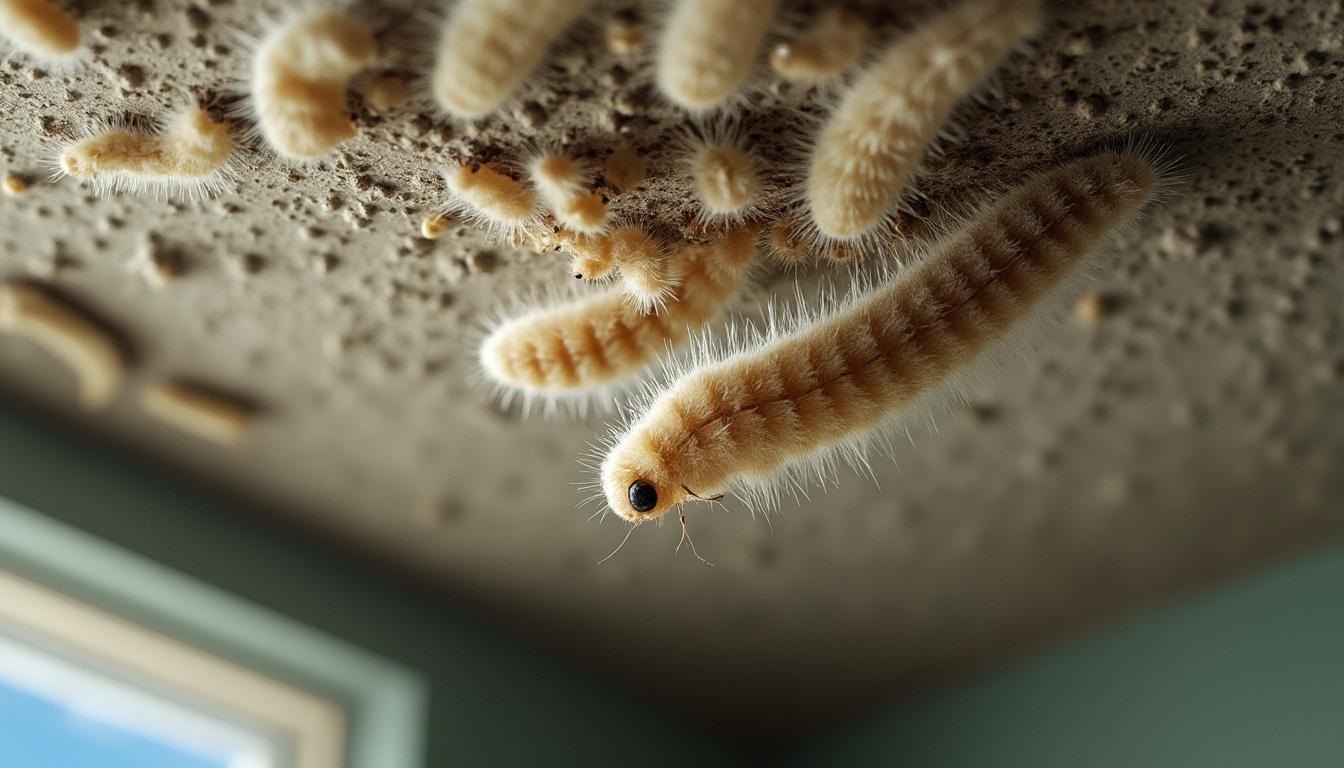 découvrez des astuces efficaces pour se débarrasser des larves de mites au plafond. apprenez à identifier ces nuisibles, à utiliser des méthodes naturelles ou chimiques, et à prévenir leur réapparition dans votre maison.