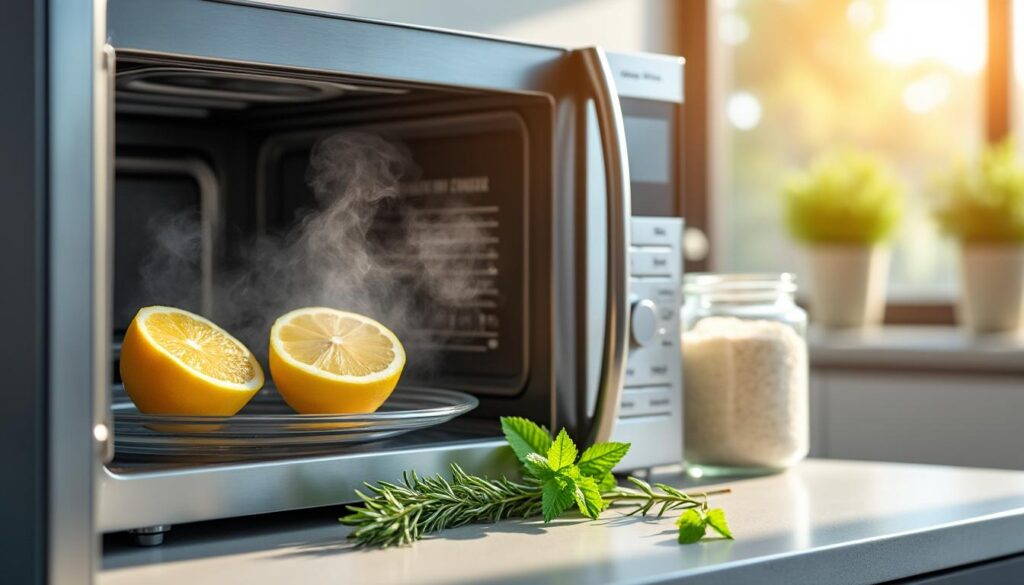 découvrez nos astuces durables et écologiques pour éliminer efficacement les mauvaises odeurs de votre micro-ondes et garder votre cuisine fraîche au quotidien.