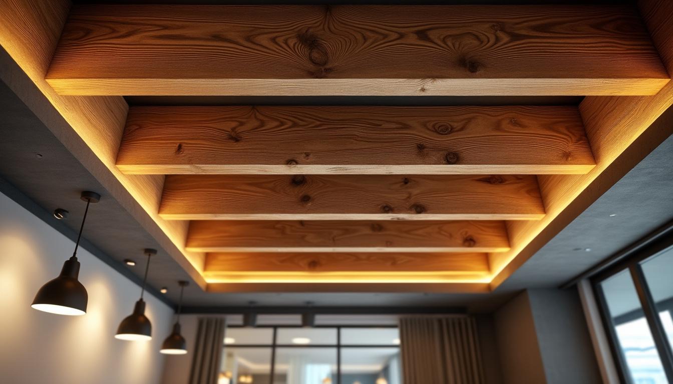 découvrez des idées innovantes et élégantes pour sublimer l'éclairage de vos poutres apparentes et créer une ambiance chaleureuse et sophistiquée dans votre intérieur.