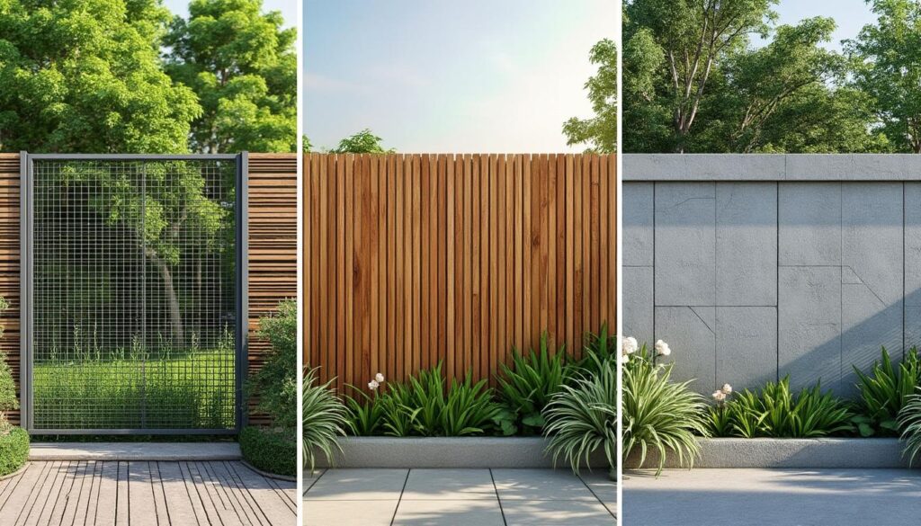 découvrez comment choisir la clôture idéale pour votre jardin parmi le grillage, le bois et le béton, en fonction de vos besoins esthétiques et de sécurité.