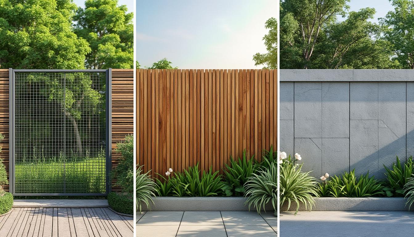 Quelle clÎture choisir pour votre jardin : grillage, bois ou béton ? 2 découvrez comment choisir la clÎture idéale pour votre jardin parmi le grillage, le bois et le béton, en fonction de vos besoins esthétiques et de sécurité.