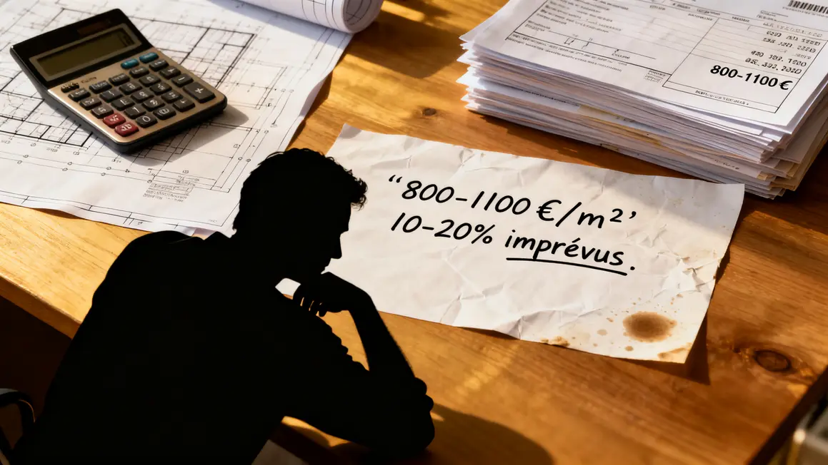 Budget achat immobilier avec travaux et calcul devis