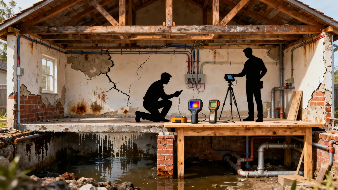 achat immobilier avec travaux : critères de choix vraiment utiles en petit budget 4 Critères techniques visite achat immobilier avec travaux