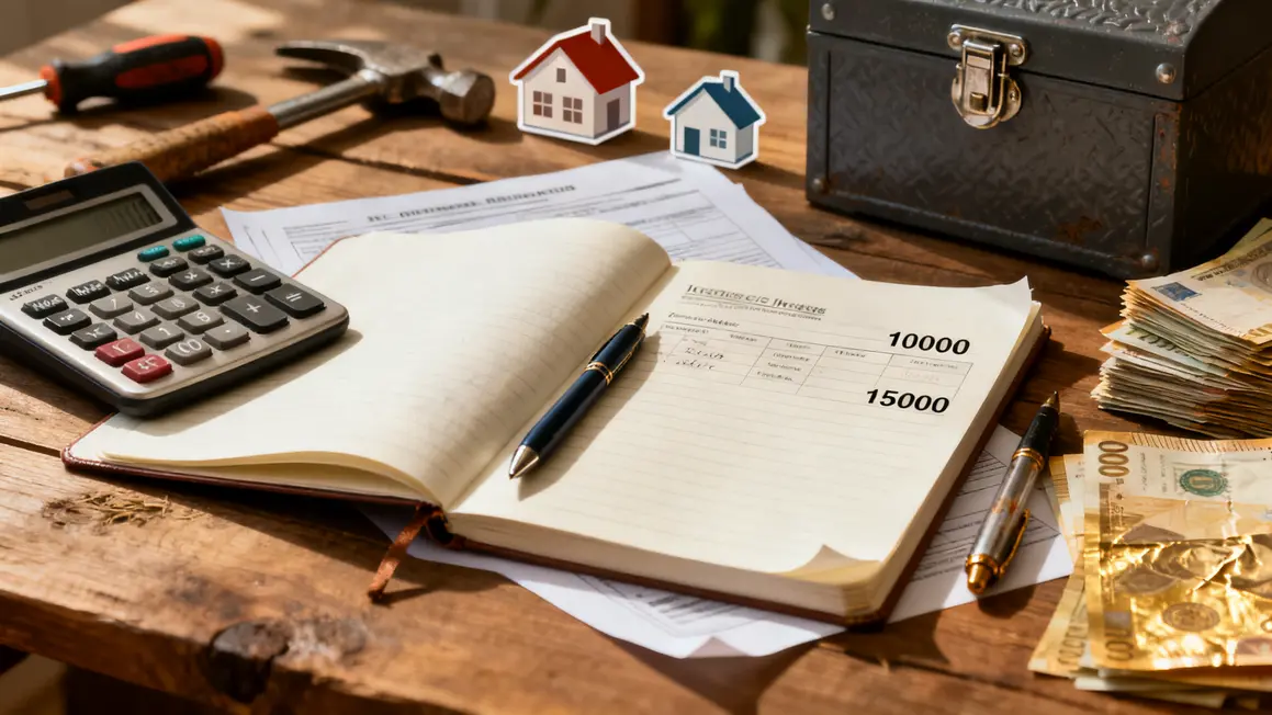 achat immobilier avec travaux : guide pratique pour bien commencer en petit budget 3 calculatrice devis et billets budget achat immobilier avec travaux