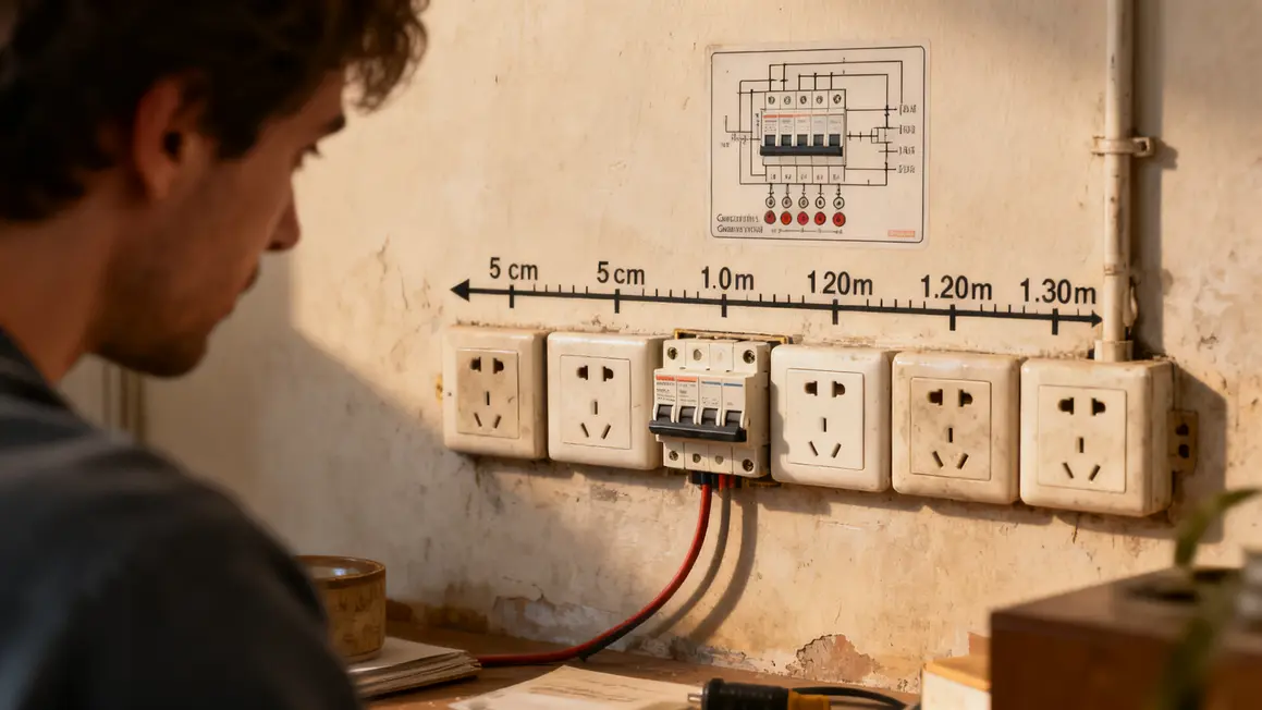 Ajouter une prise électrique : normes et pièges à éviter 4 prises electriques hauteur normes disjoncteur