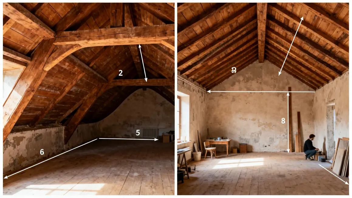 comparaison combles hauteur charpente