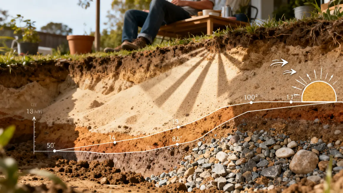 jardin sec : critères de choix vraiment utiles 4 analyse terrain jardin sec type de sol ensoleillement vent pente