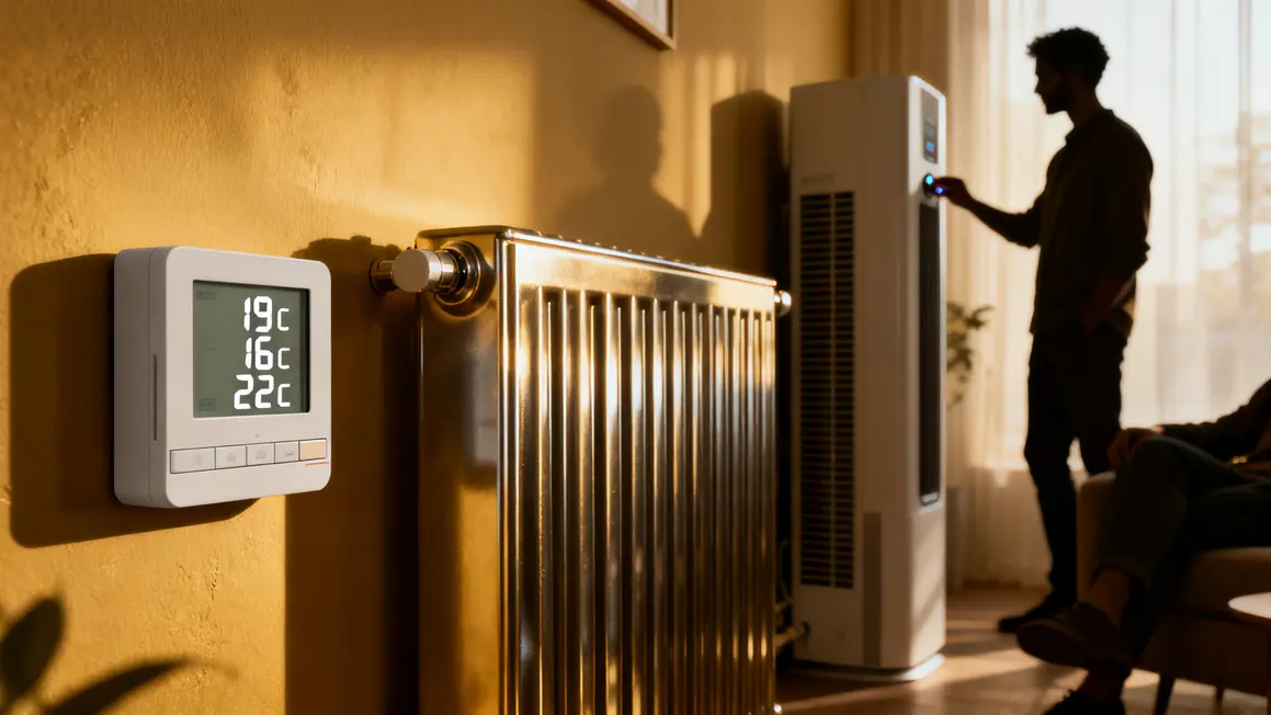 thermostat programmable radiateurs modernes pompe a chaleur
