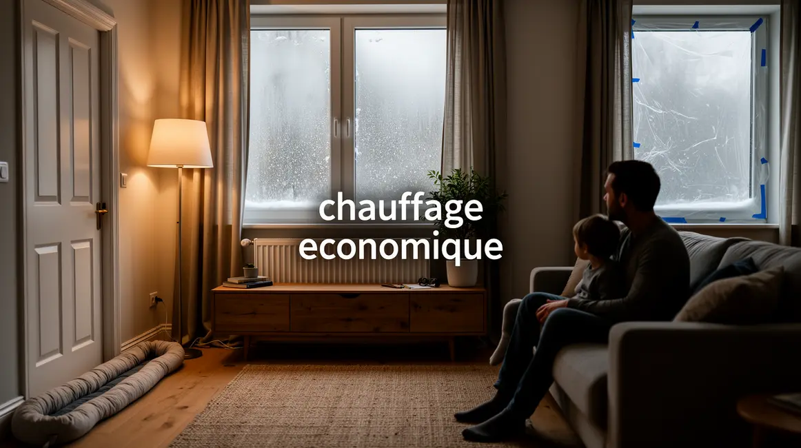 chauffage économique : priorités à vérifier en premier en petit budget 2 Scene cosy chauffage economique radiateur rideaux accessoires