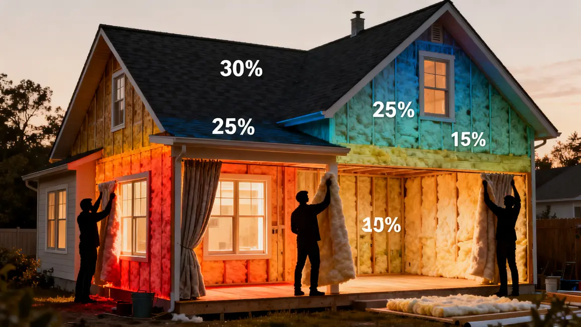 chauffage économique : critères de choix vraiment utiles en petit budget 4 chauffage economique isolation maison pertes chaleur