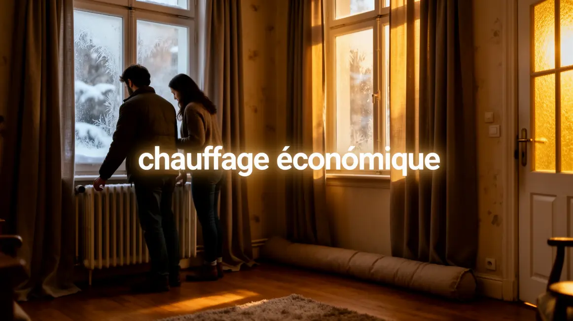 chauffage économique : plan d’action simple et réaliste 2 chauffage economique maison silhouettes radiateur accessoires isolation