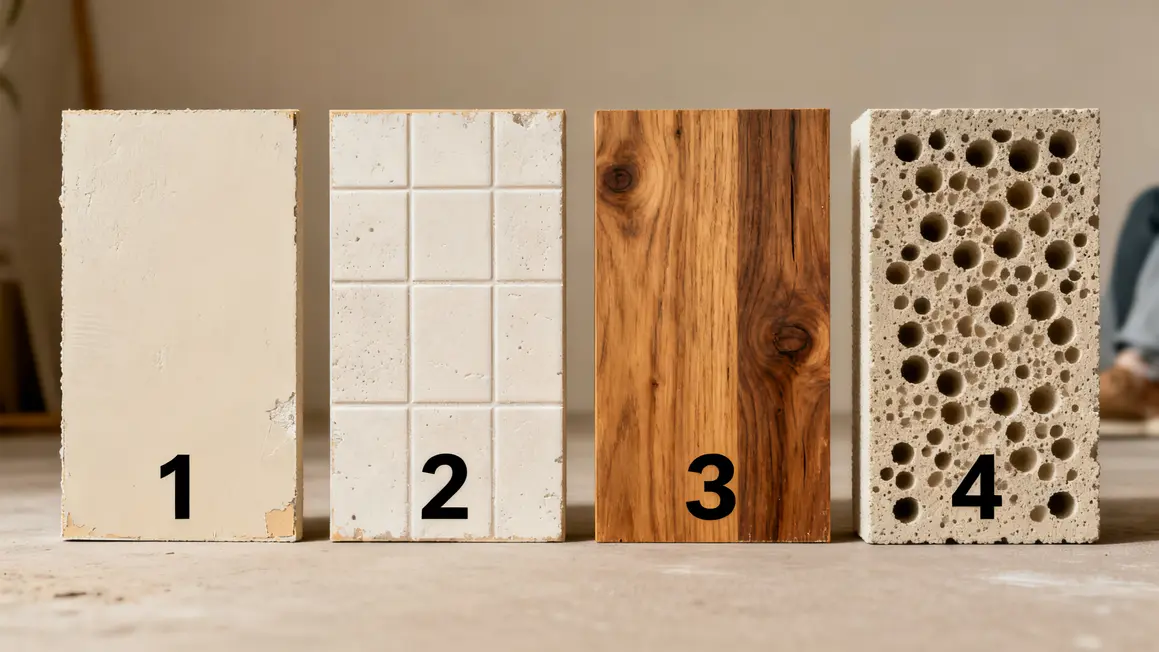 Cloison intérieure petit budget matériaux placo bois béton