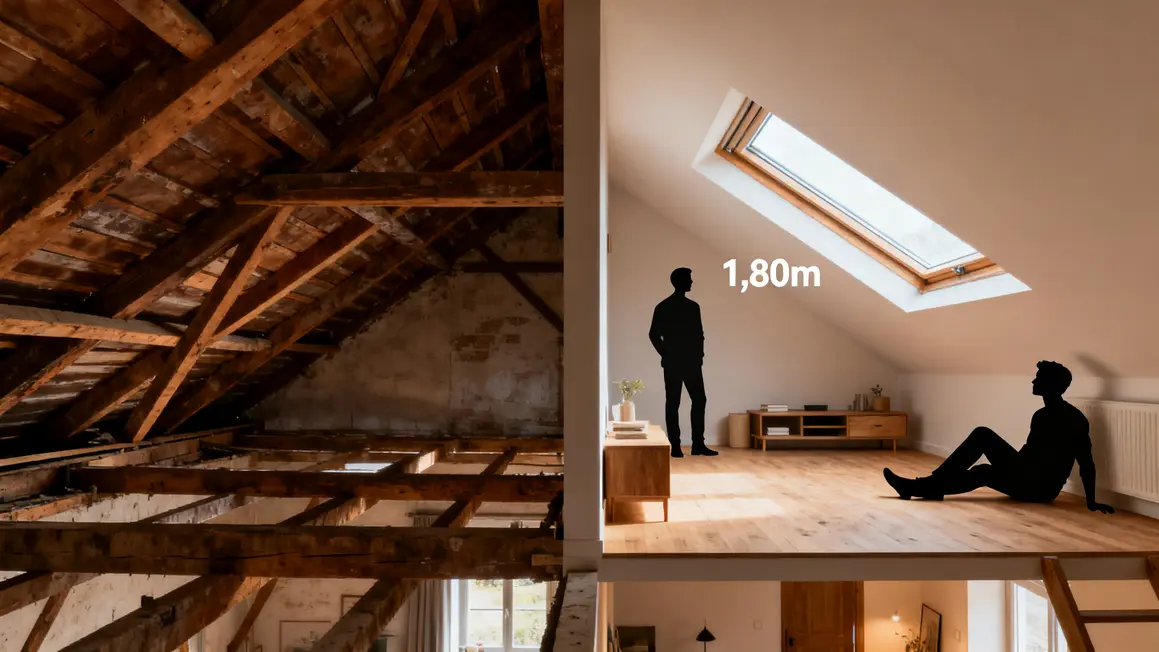 Comparaison combles perdus amenageables