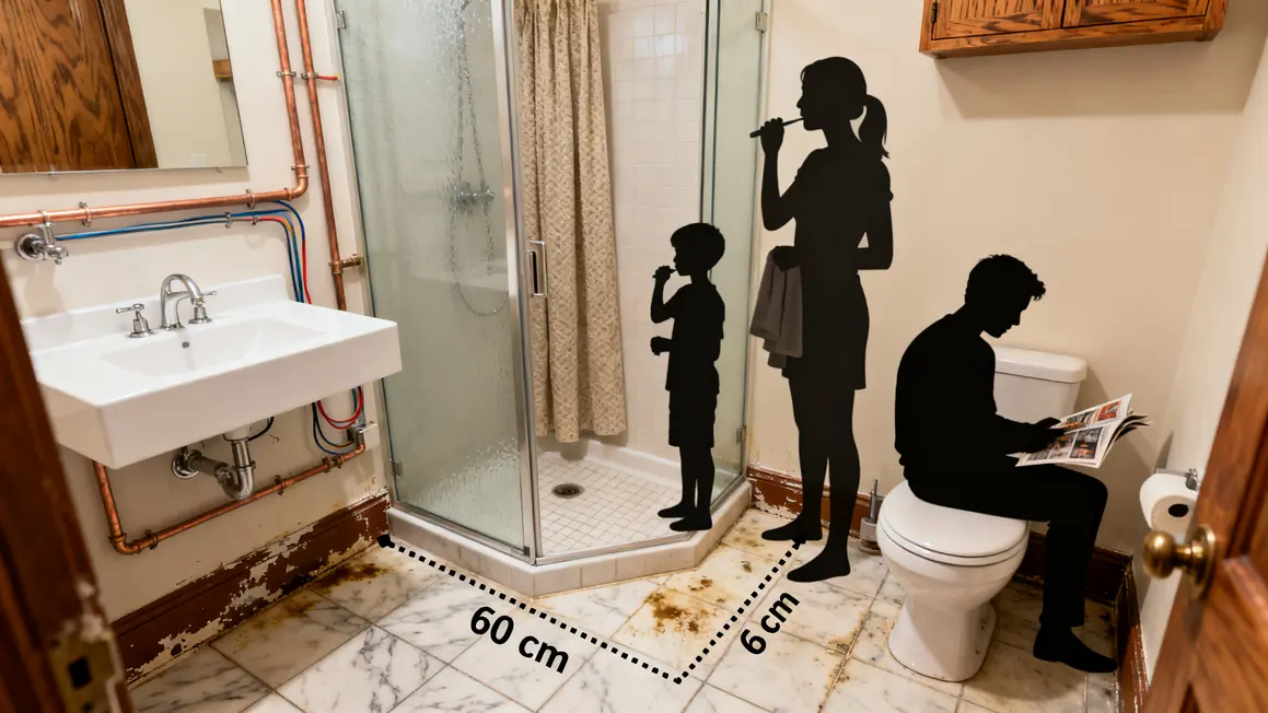 Contraintes salle de bains compacte circulation optimisée