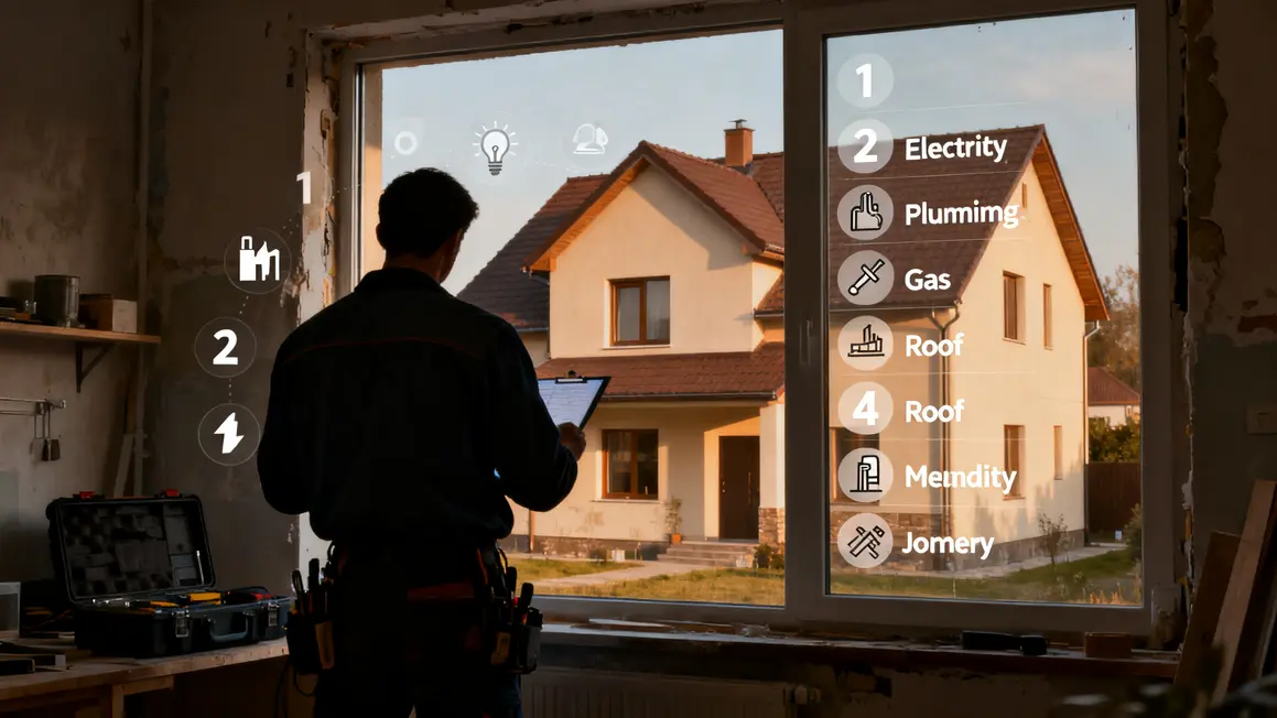 plan de rénovation : priorités à vérifier en premier en petit budget 3 technicien diagnostic maison points renovation
