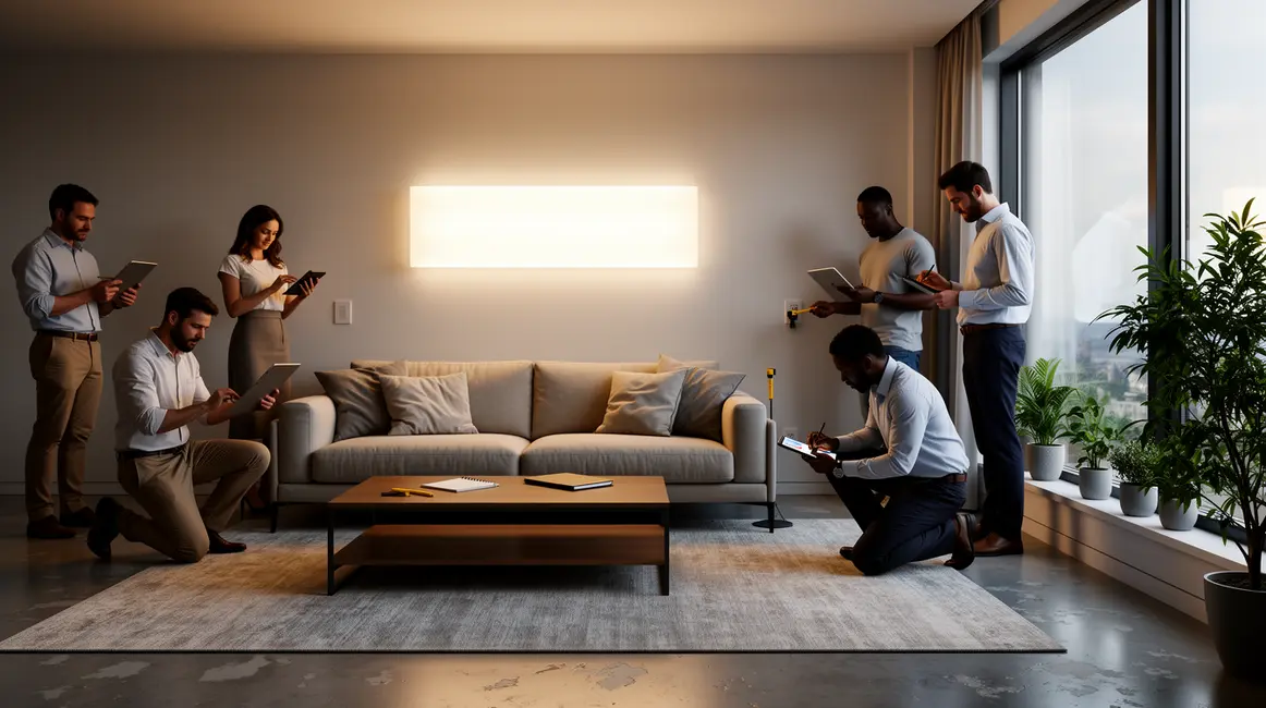 diagnostic immobilier priorisation salon moderne