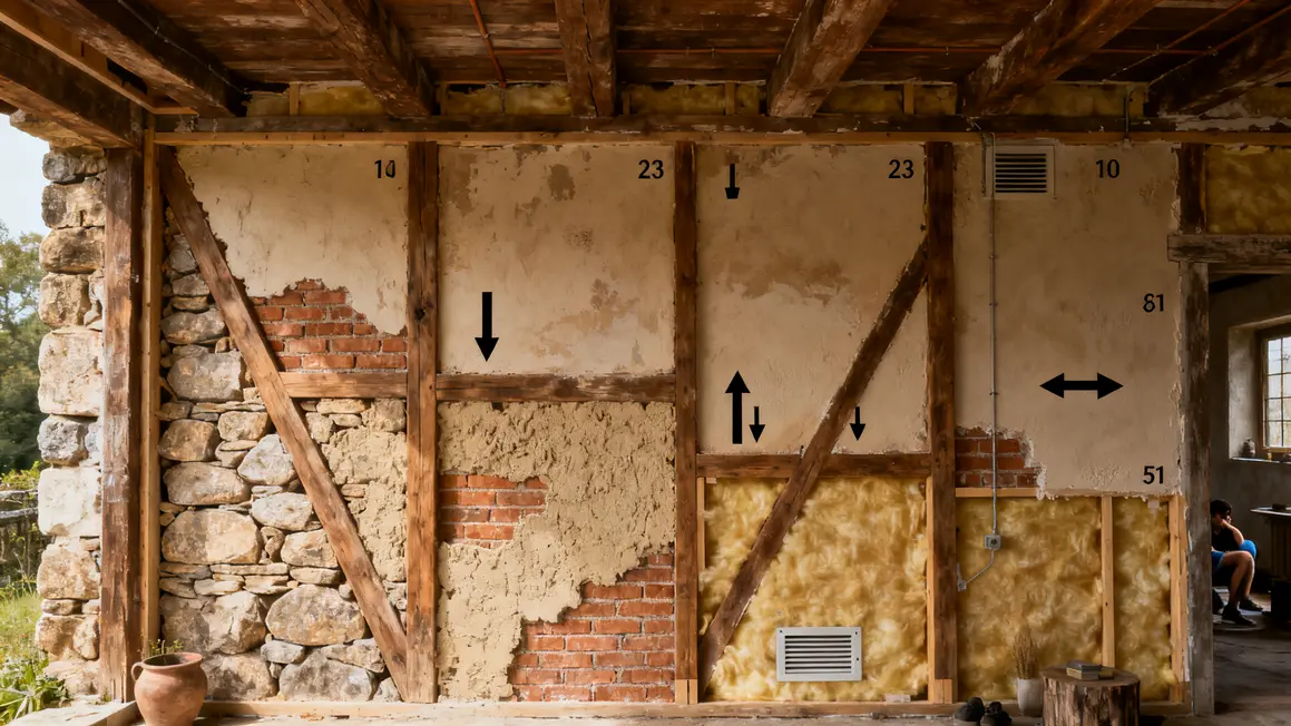 materiaux mur ancien renovation budget
