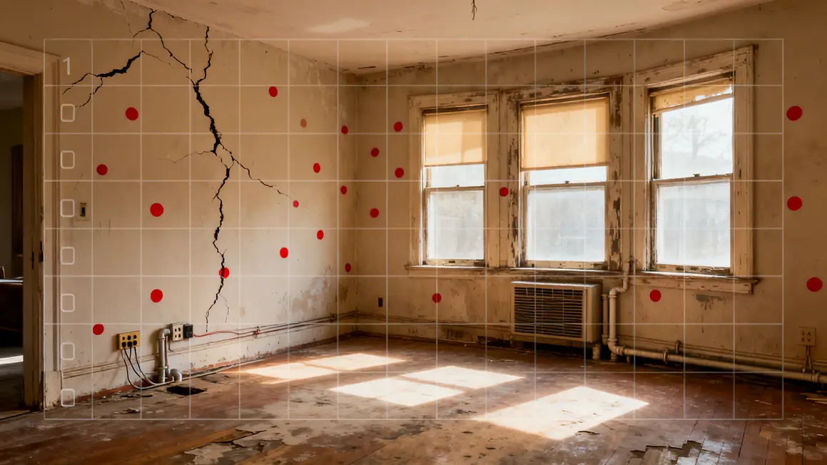 Check-list plan de rénovation état des lieux