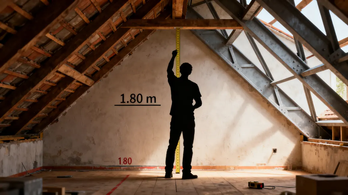 aménagement des combles : conseils concrets pour éviter les pièges 3 Expert mesure hauteur combles, charpente traditionnelle et industrielle