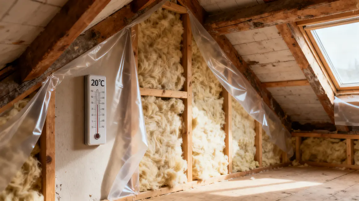 aménagement des combles : bonnes pratiques pour un résultat durable en petit budget 4 Isolation thermique des combles laine minérale