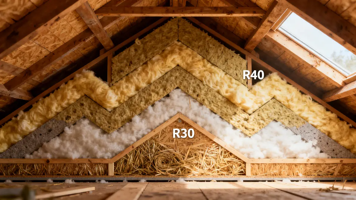 aménagement des combles : bonnes pratiques pour un résultat durable 3 isolation laine verre roche bois amenagement combles