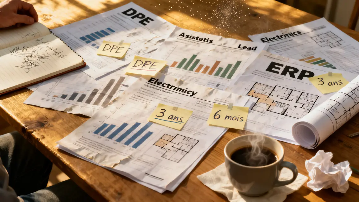 diagnostic immobilier : priorités à vérifier en premier 3 rapports diagnostics prioritaires DPE ERP