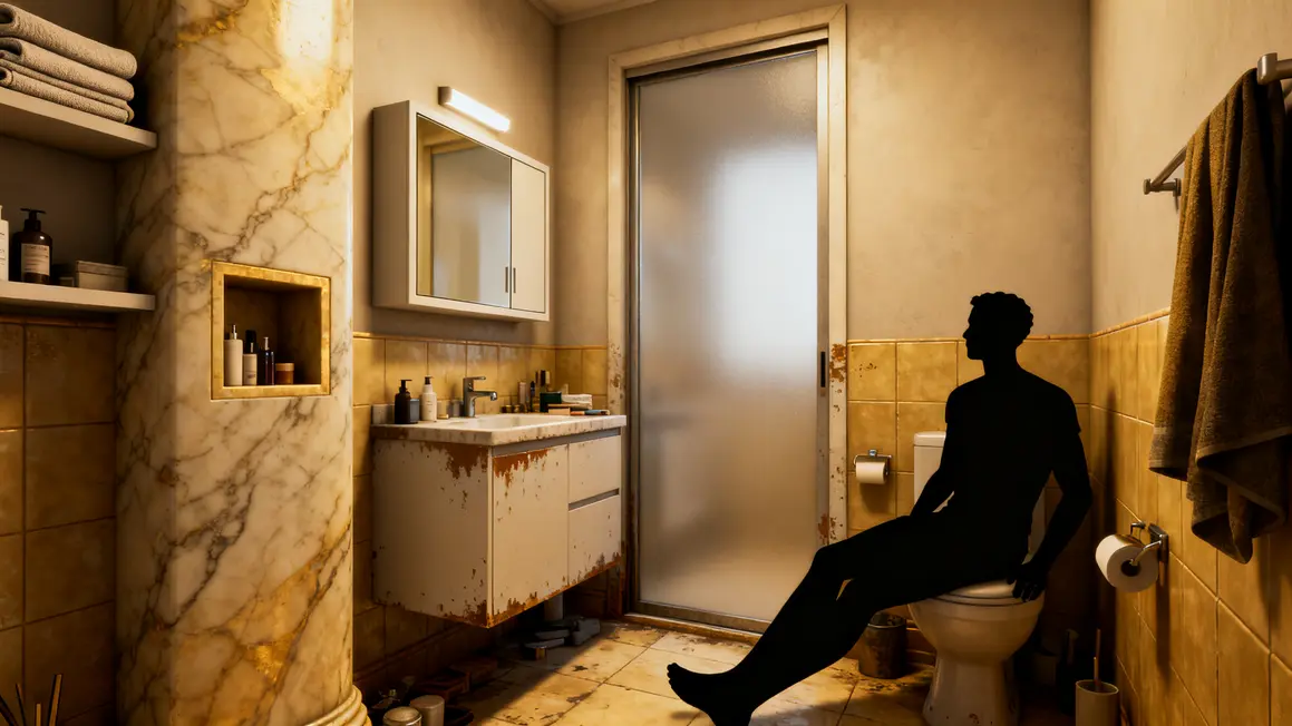astuces agencement visuel salle de bains compacte avec rangements