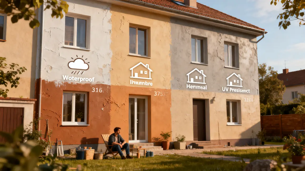 peinture façade en 2026 : points clés à connaître 3 peinture facade en 2026 hydrofuge thermique uv