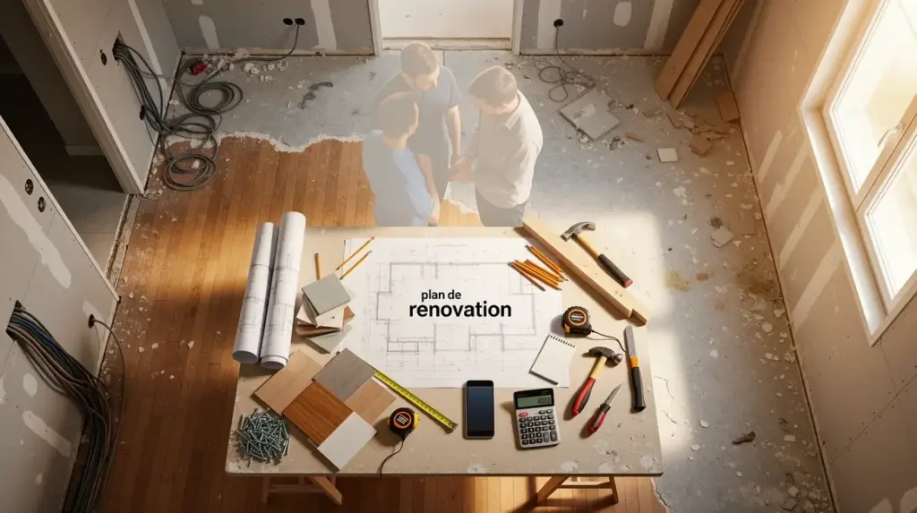 plan de renovation appartement budget outils