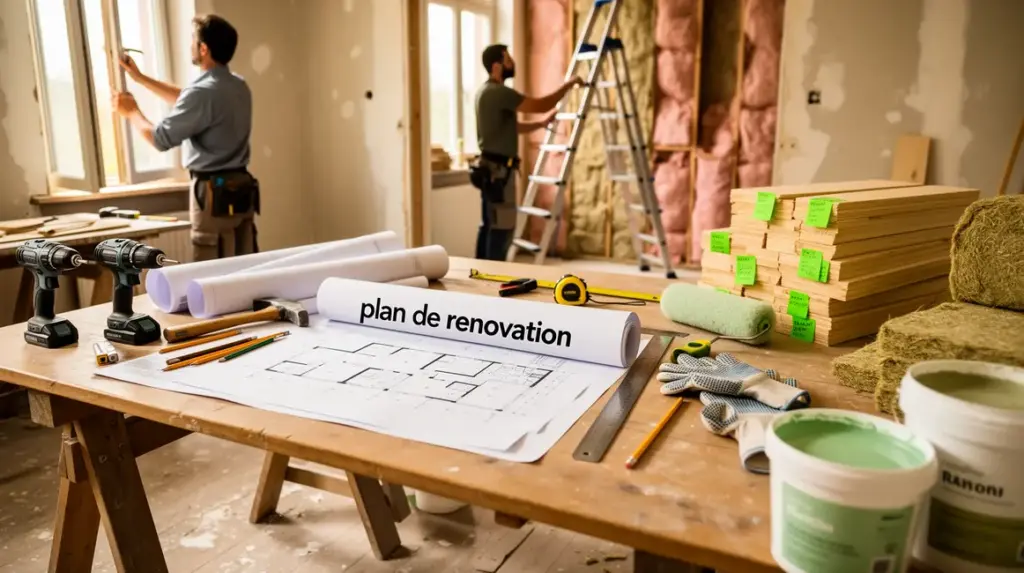 photo maison en rénovation plan rénovation vue artisans