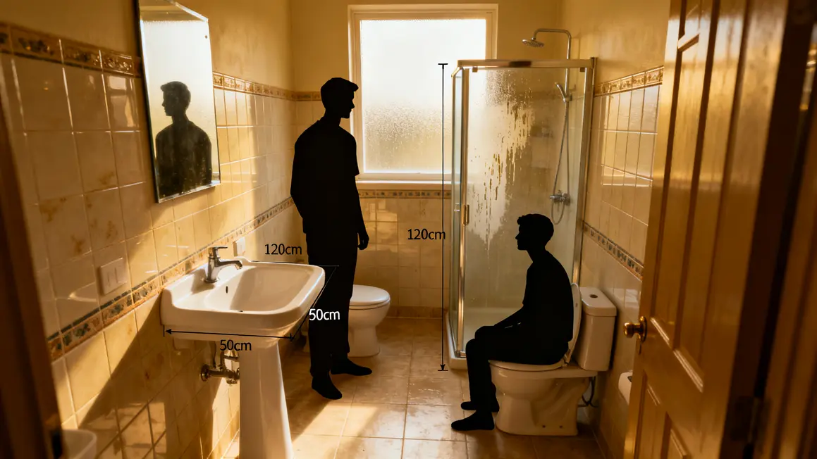 salle de bains compacte : priorités à vérifier en premier 3 Plan circulation salle de bains compacte