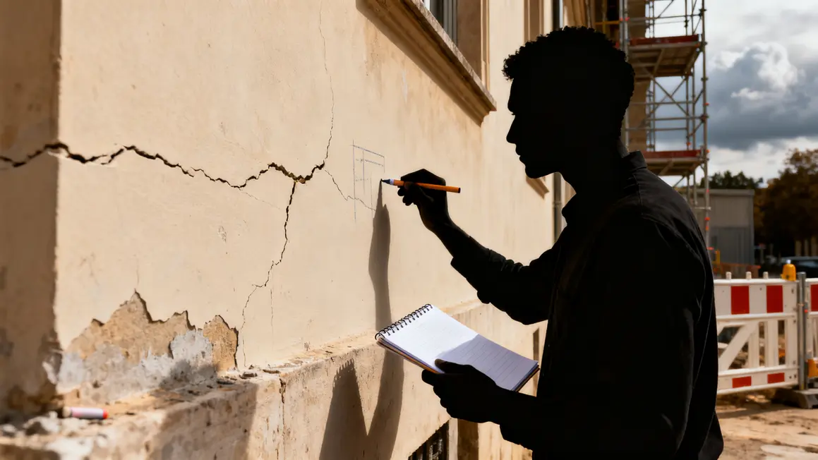 Inspection facade fissures humidite preparation peinture