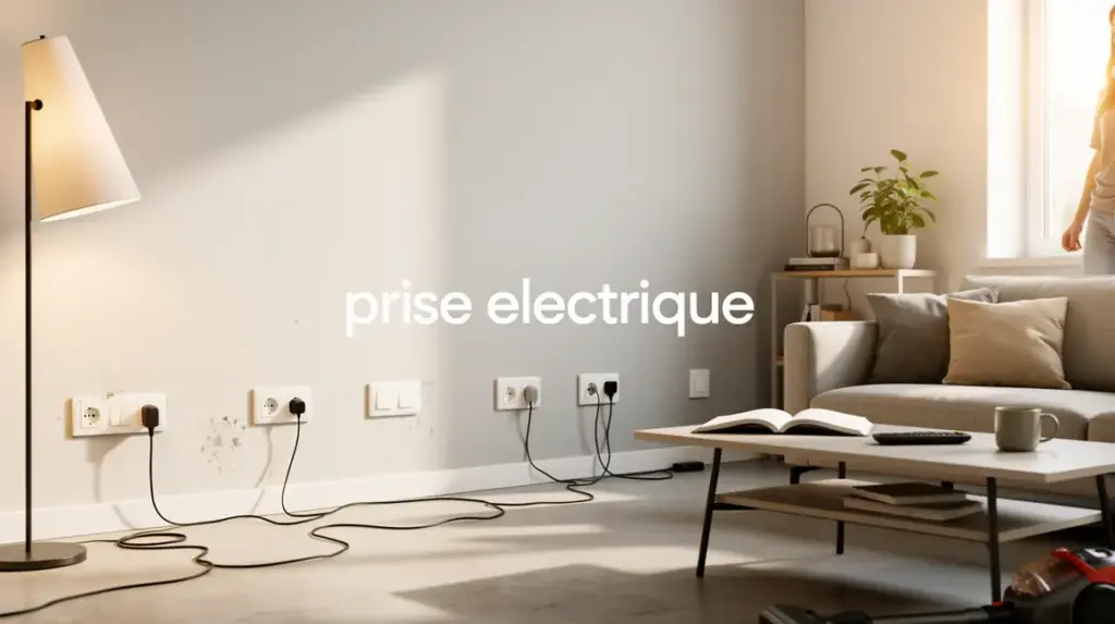 prise electrique mur appartement moderne