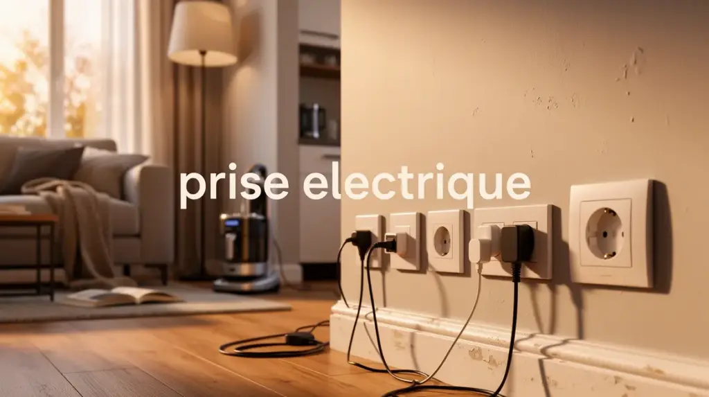 prise electrique visible maison moderne