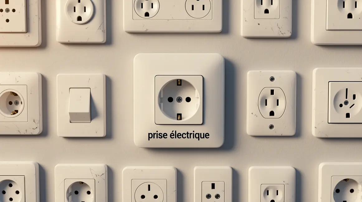 prise électrique moderne et standard