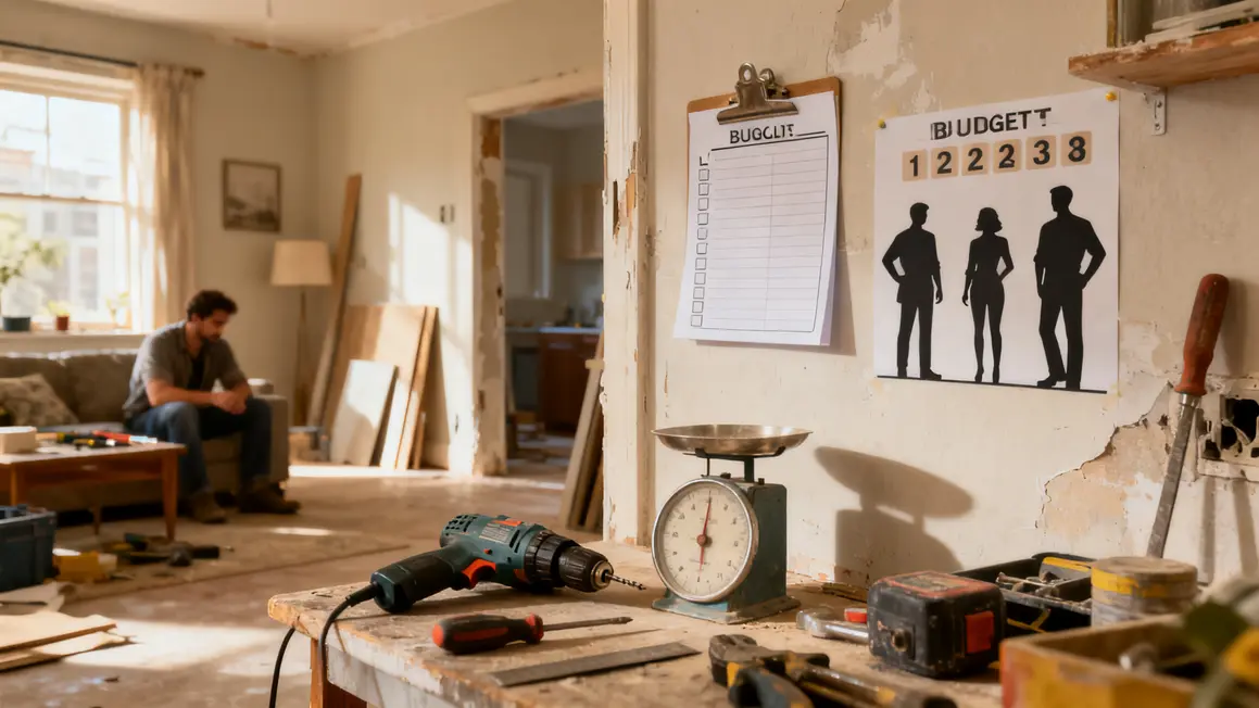 plan de rénovation : critères de choix vraiment utiles en petit budget 3 pièce en rénovation budget modéré outils checklist
