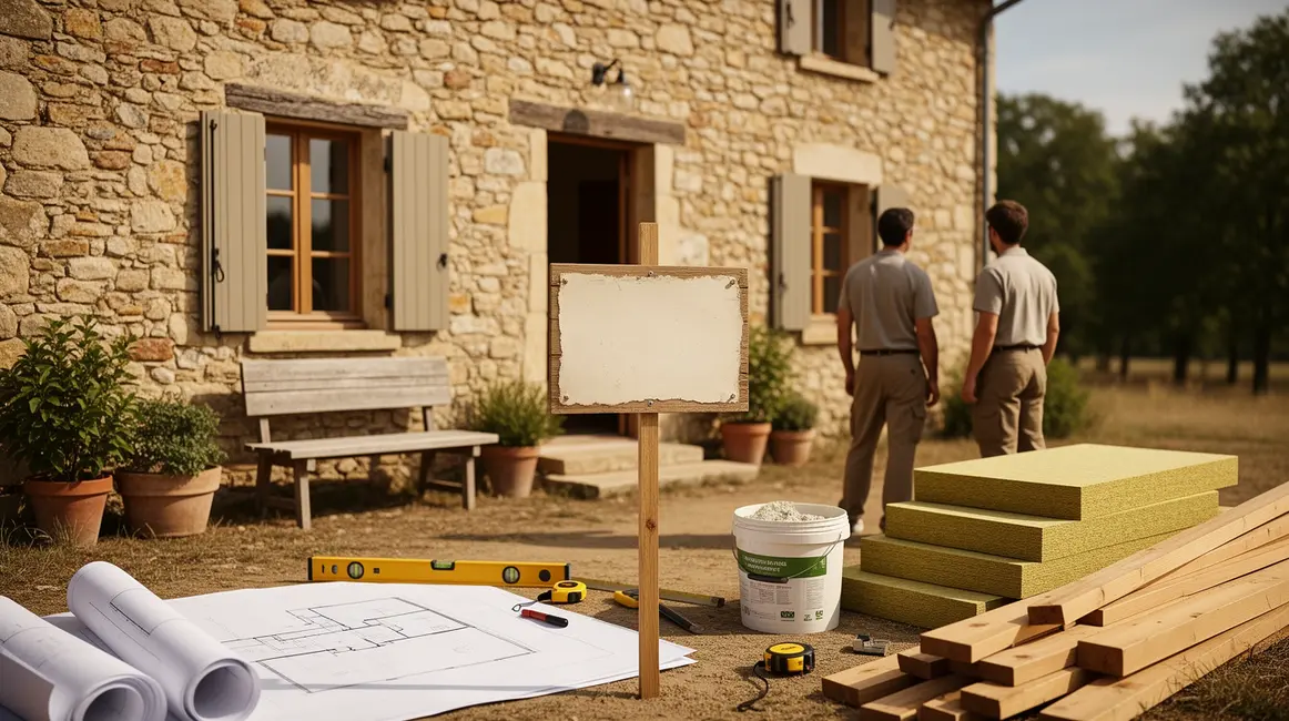 rénovation de maison ancienne : bonnes pratiques pour un résultat durable 2 Maison ancienne pierre outils rénovation biosourcés