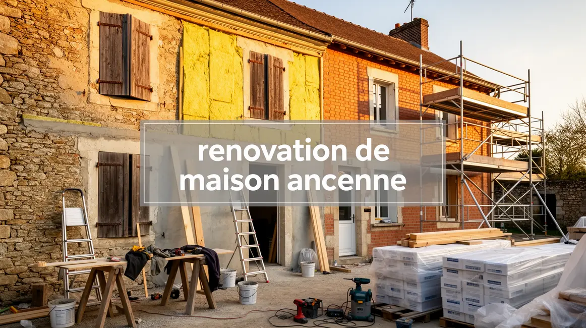rénovation de maison ancienne : erreurs fréquentes à éviter 2 Maison ancienne en rénovation, pierre et matériaux modernes