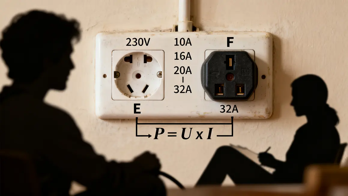 schema figuratif prise electrique E F 230V 10A