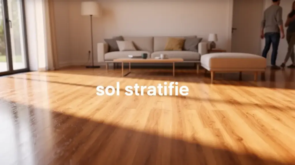 sol stratifié rénové chaleureux meubles épurés