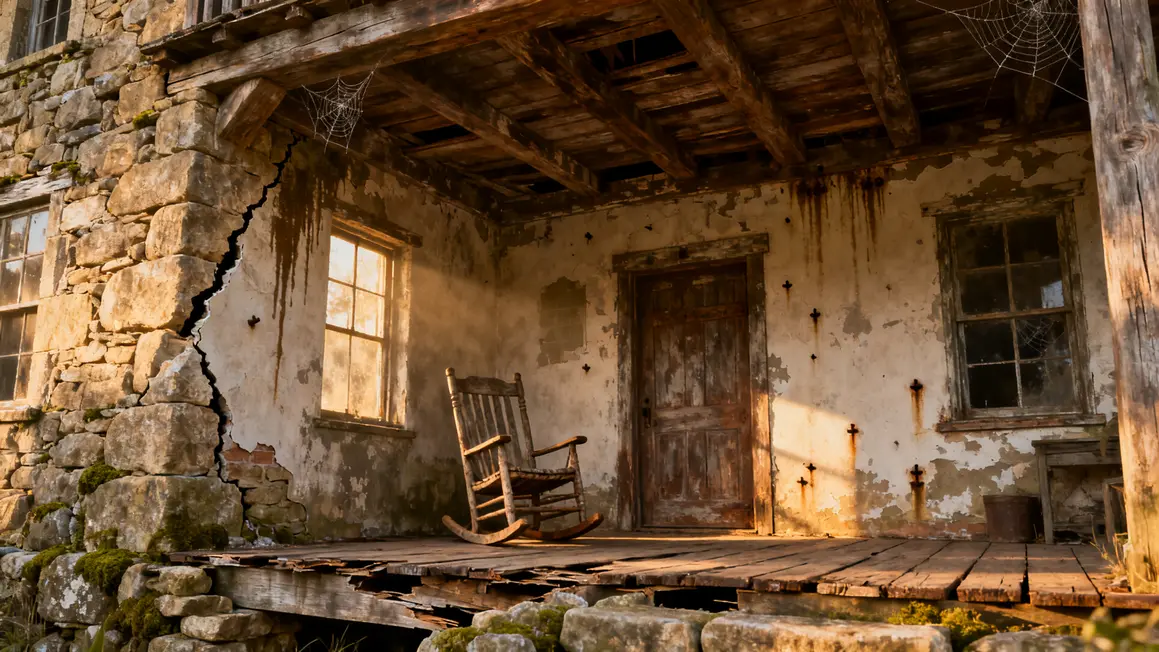 rénovation de maison ancienne : plan d’action simple et réaliste en petit budget 3 fissure humidité maison ancienne murs pierre bois