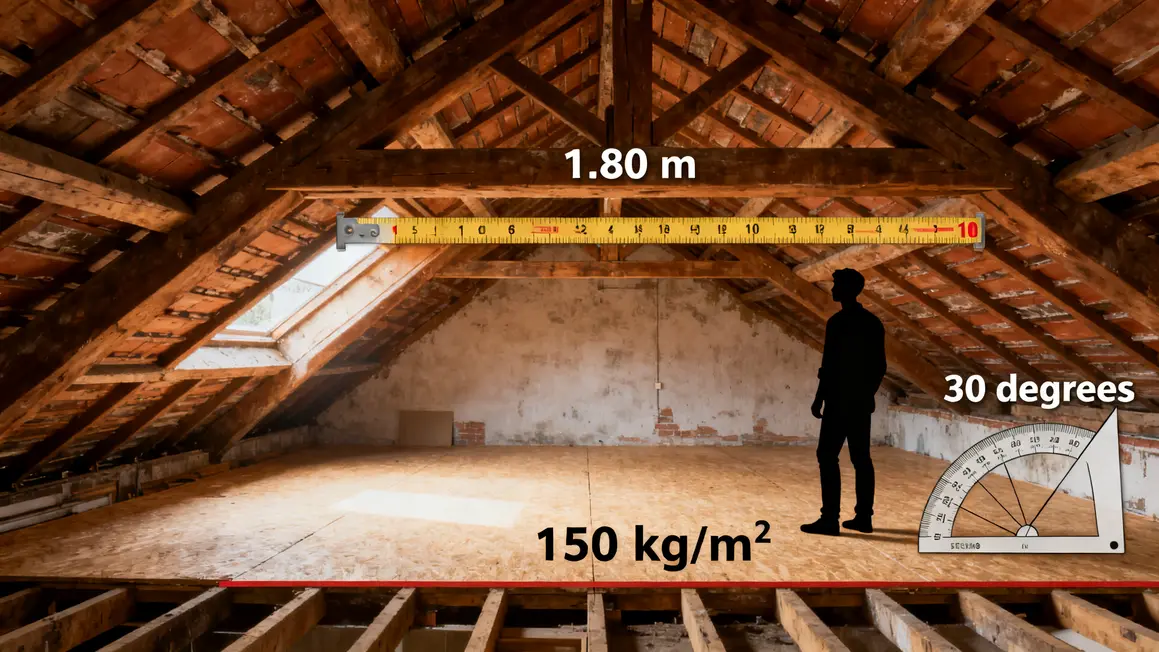 controle faisabilite amenagement des combles