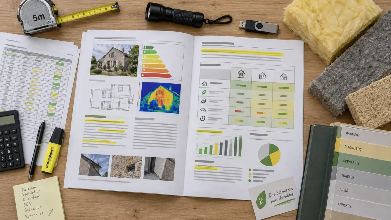 Audit énergétique exemple : rapport avec reste à charge
