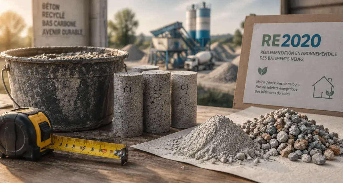 beton ecologique : réduction du clinker sans perte de solidité